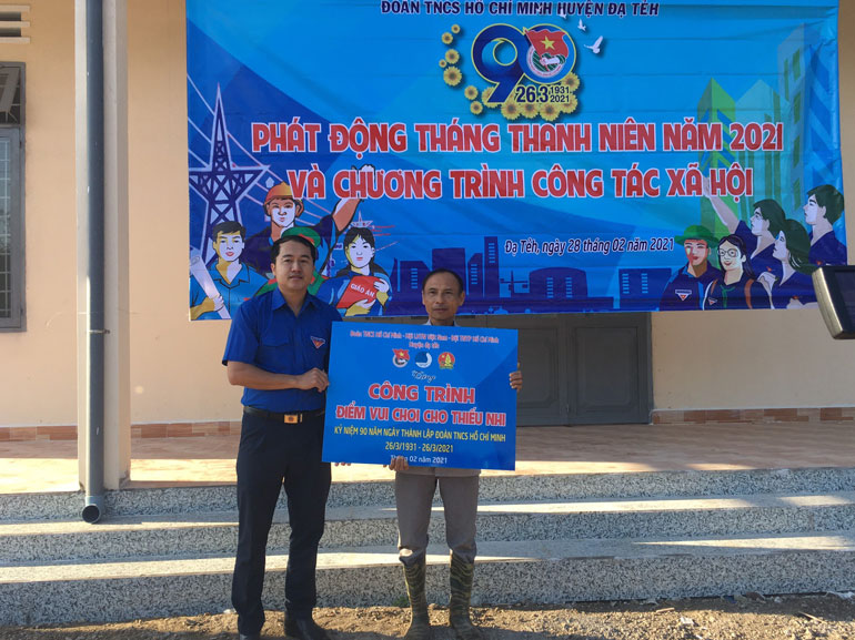 Huyện Đoàn Đạ Tẻh phát động Tháng Thanh niên gắn với nhiều hoạt động thiết thực