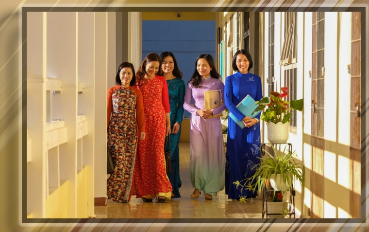 Đẹp hơn, tự tin hơn khi mặc áo dài