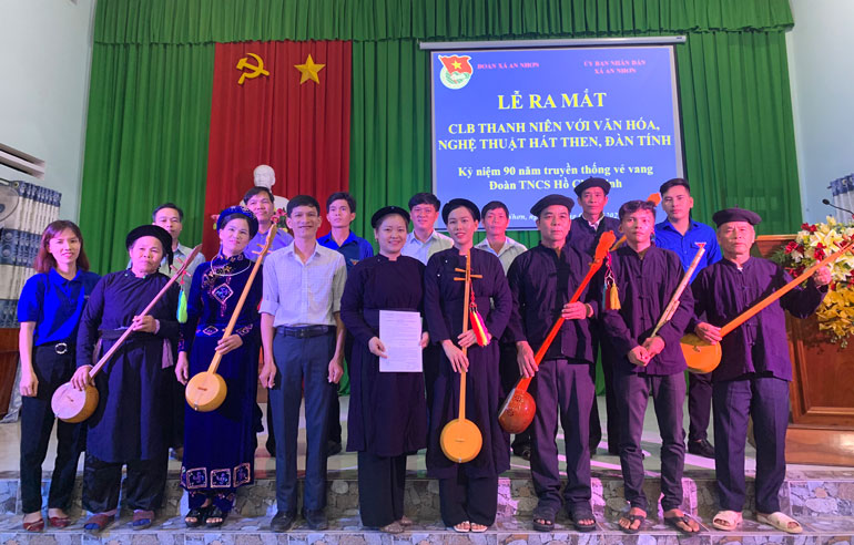 Ra mắt CLB Thanh niên với văn hóa nghệ thuật hát Then, đàn Tính