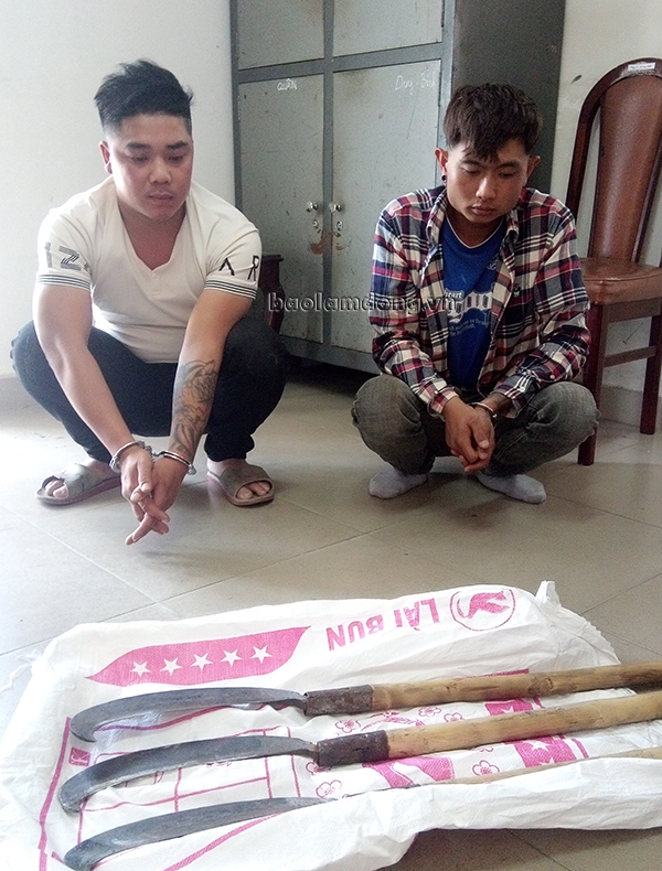 Bắt 2 đối tượng chém người trọng thương tại khu Hòa Bình Đà Lạt