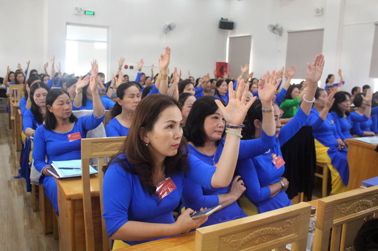 Đại hội đại biểu phụ nữ thị trấn Liên Nghĩa khóa XII, nhiệm kỳ 2021-2026
