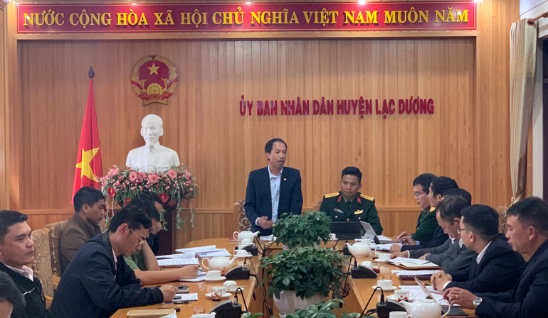 Viettel Lâm Đồng làm việc về khảo sát hiện trạng xây dựng đô thị thông minh với huyện Lạc Dương