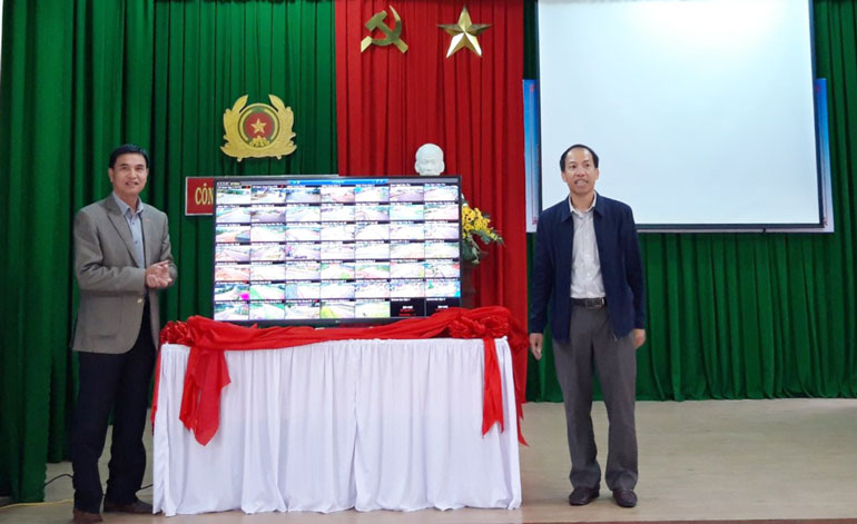 Huyện Lạc Dương khai trương đưa vào hoạt động hệ thống camera giám sát an ninh công cộng trên địa bàn toàn huyện từ năm 2020