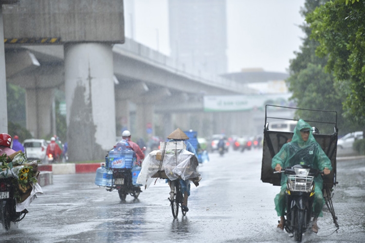 Các khu vực trên cả nước ngày nắng, rải rác có mưa rào