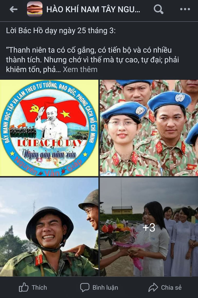 Lực lượng vũ trang tăng cường đấu tranh trên không gian mạng