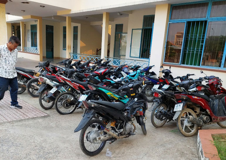Xử lý nhóm thanh, thiếu niên đua xe trái phép
