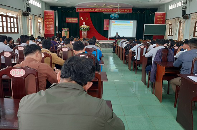 Tập huấn nghiệp vụ báo cáo viên, cộng tác viên, tuyên truyền viên cơ sở năm 2021