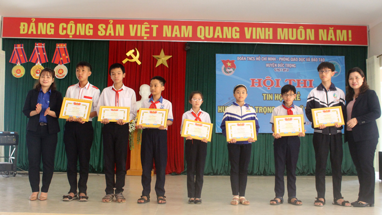 134 thí sinh tham gia Hội thi tin học trẻ huyện Đức Trọng lần thứ V năm 2021