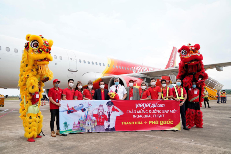 Chuyến bay khai trương giữa Thanh Hóa – Phú Quốc