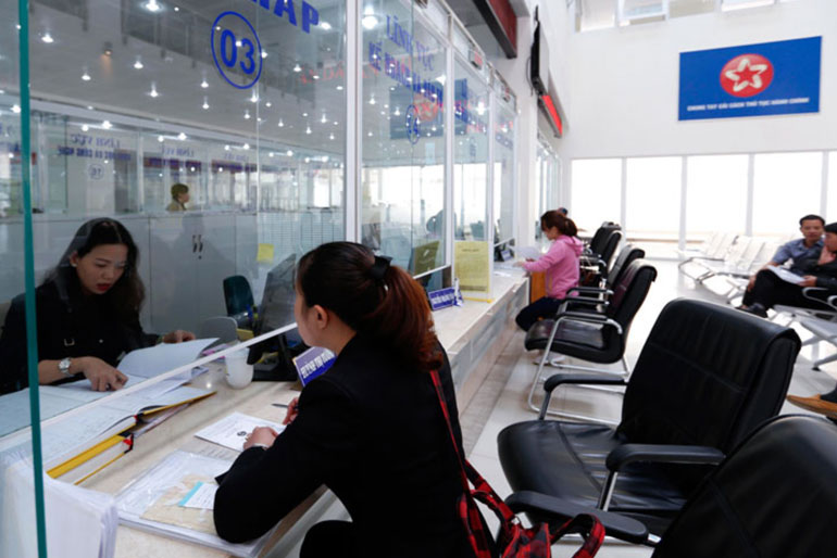 Trung tâm Phục vụ hành chính công tỉnh tiếp nhận hồ sơ thuộc 4 lĩnh vực