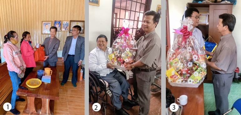 Thăm, tặng quà người khuyết tật