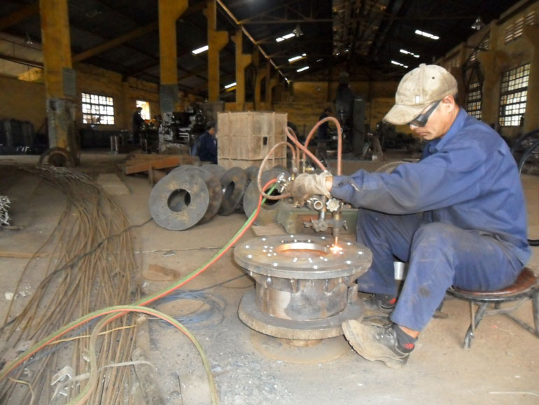 Đa phần các doanh nghiệp trên địa bàn đều thực hiện nghiêm các quy định về an toàn, vệ sinh lao động