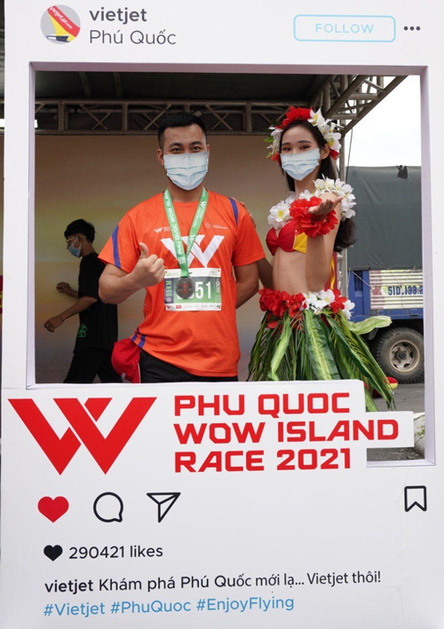 Cùng Vietjet check-in với mùa hè đặc sắc, tươi trẻ là hoạt động thu hút đông đảo vận động viên và du khách.