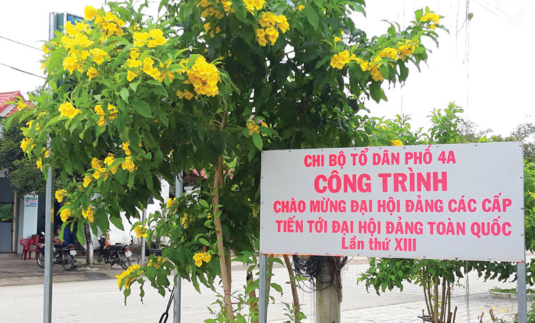 Đường hoa ông tổ trưởng tổ dân phố