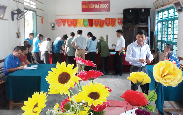 Bầu cử chức danh Tổ trưởng dân phố 4A nhiệm kỳ 2020-2022