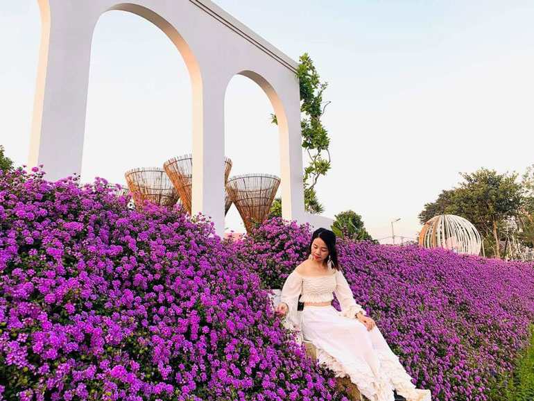 Mảng hoa - một phần hồn riêng.