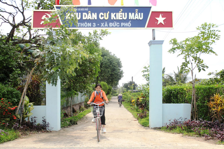 Đức Phổ dồn sức xây dựng nông thôn mới kiểu mẫu