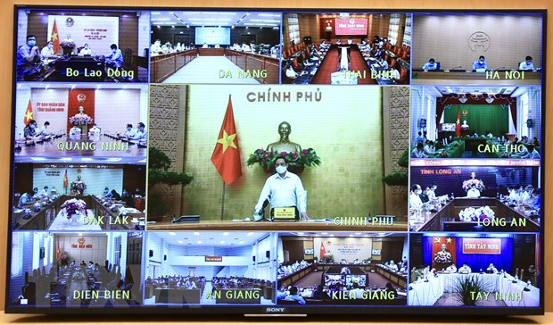 Thủ tướng Phạm Minh Chính chỉ đạo họp trực tuyến toàn quốc trước diễn biến mới của dịch COVID-19