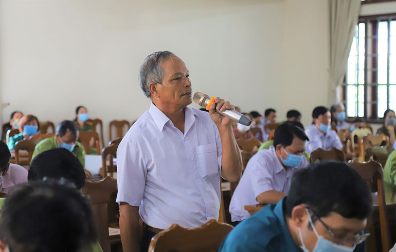 Cử tri huyện Đạ Huoai gửi gắm tâm tư, nguyện vọng tới các ứng cử viên đại biểu HĐND tỉnh Lâm Đồng và huyện Đạ Huoai nhiệm kỳ 2021 – 2016