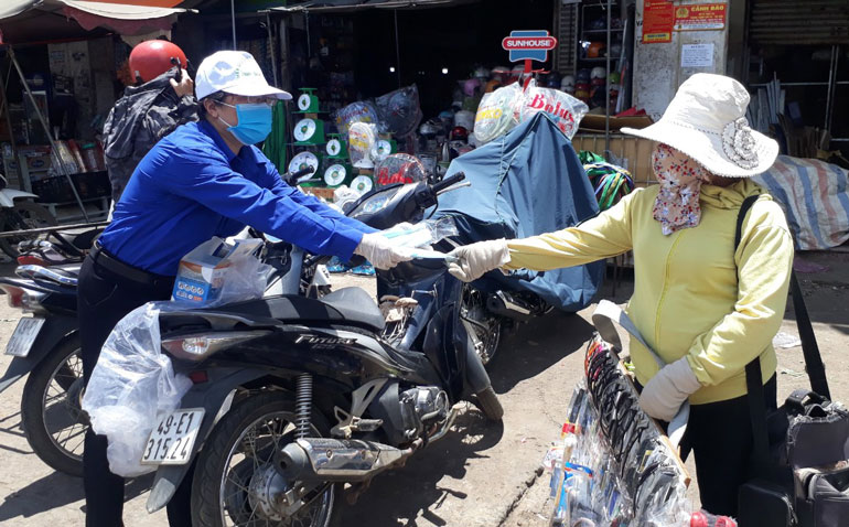 Tuổi trẻ Đức Trọng đẩy mạnh tuyên truyền phòng, chống dịch Covid-19
