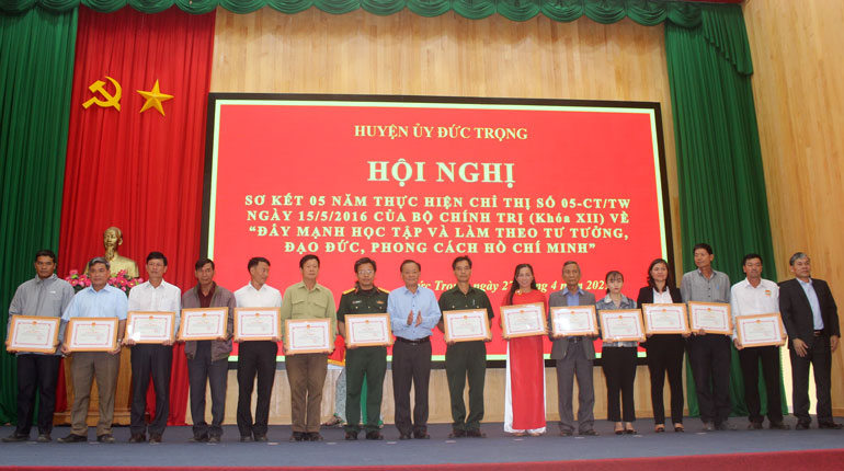 Đức Trọng: Chuyển biến sau 5 năm thực hiện Chỉ thị 05 của Bộ Chính trị