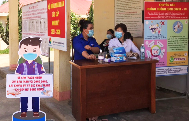 Tuổi trẻ Đức Trọng tăng cường tuyên truyền phòng chống Covid-19