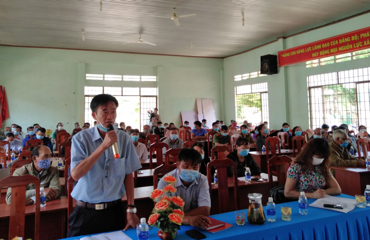 Cử tri đề đạt nguyện vọng, ý kiến với các ứng cử viên đại biểu Quốc hội
