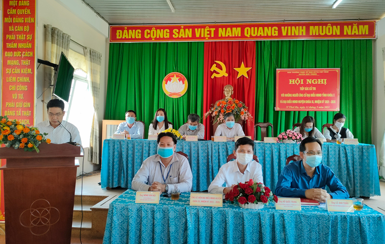 Kết thúc đợt tiếp xúc cử tri tại đơn vị bầu cử số 06