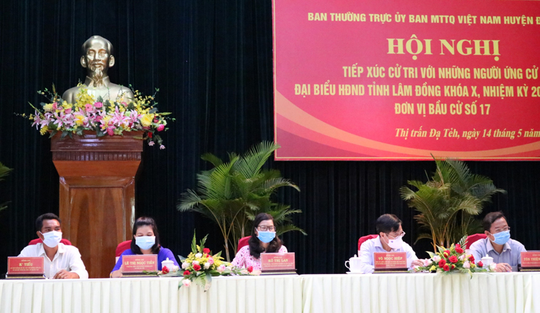 Đơn vị bầu cử số 17 kết thúc đợt tiếp xúc cử tri tại Đạ Tẻh