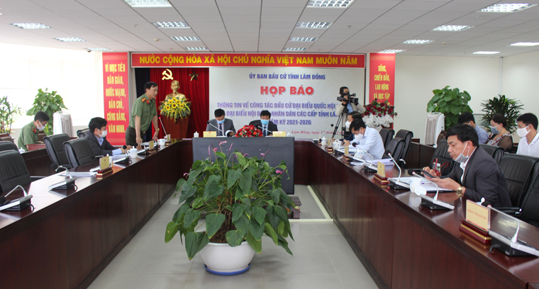 Họp báo về công tác bầu cử đại biểu Quốc hội khóa XV và đại biểu HĐND các cấp