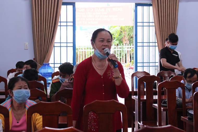 Cử tri kiến nghị với các ứng cử viên đại biểu Quốc hội