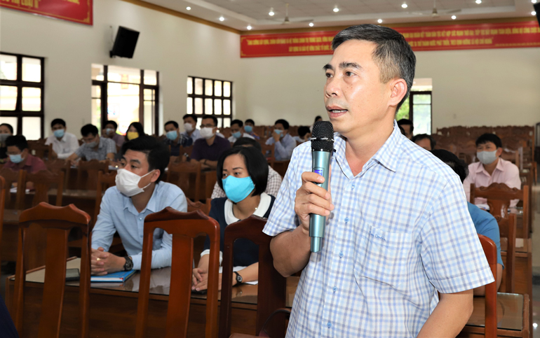 Đại biểu đóng góp ý kiến tiếp tục triển khai các nhiệm vụ trọng tâm hướng về ngày bầu cử