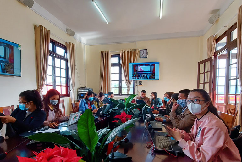 Lạc Dương: Tập huấn trực tuyến công tác bầu cử