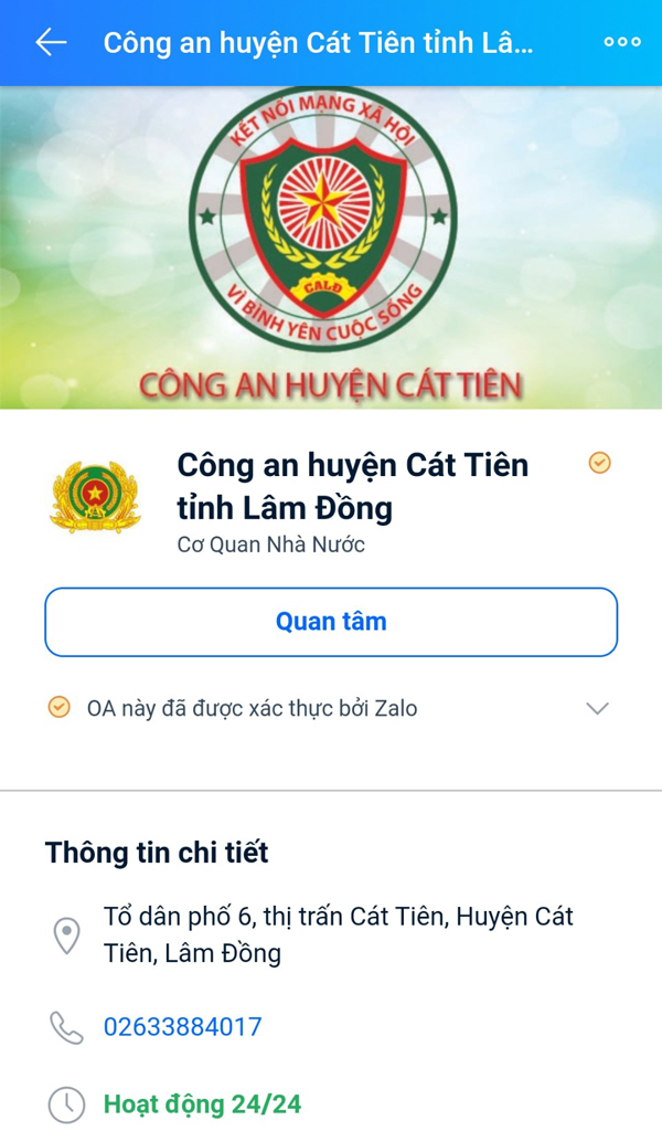 Cát Tiên: Tuyên truyền pháp luật cho người dân qua Zalo