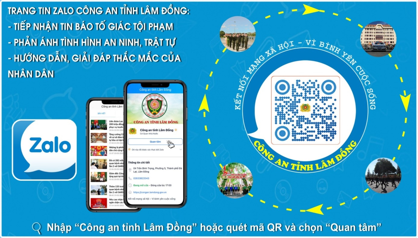 Công an tỉnh triển khai đồng loạt mô hình ''Kết nối mạng xã hội - Vì bình yên cuộc sống''