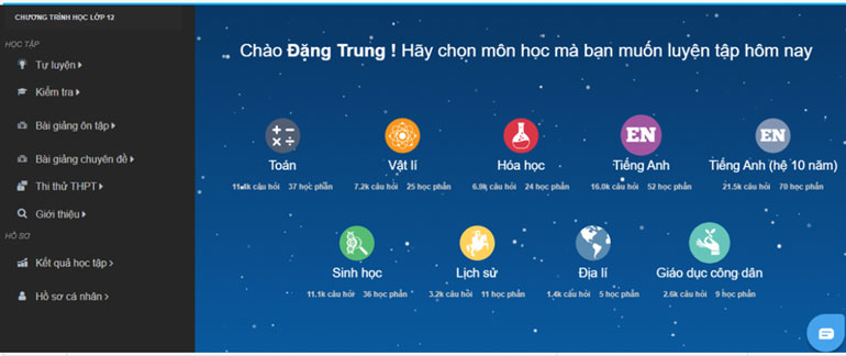 Luyện tập với công nghệ AI (trí tuệ nhân tạo)