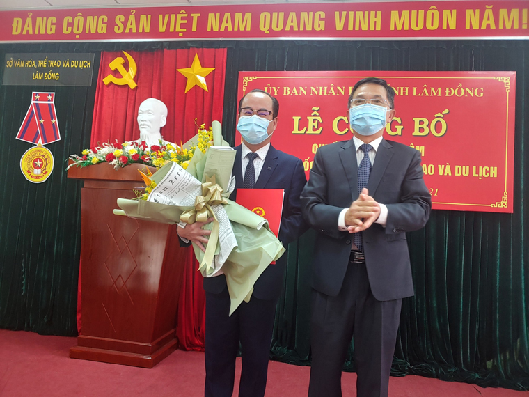Điều động, bổ nhiệm đồng chí Trần Thanh Hoài làm Phó Giám đốc Sở Văn hóa Thể thao và Du lịch