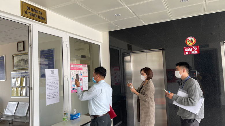 Kiểm tra đột xuất công tác phòng chống dịch Covid-19 tại Trung tâm Hành chính tỉnh