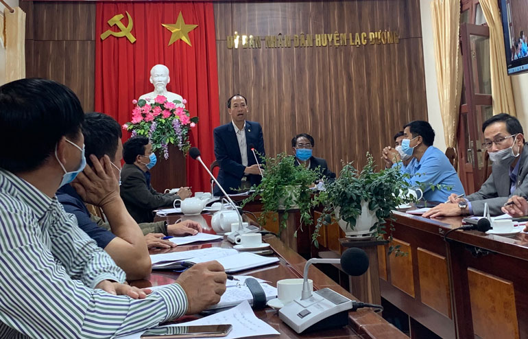 Lạc Dương triển khai thực hiện quyết liệt các biện pháp phòng, chống dịch Covid-19