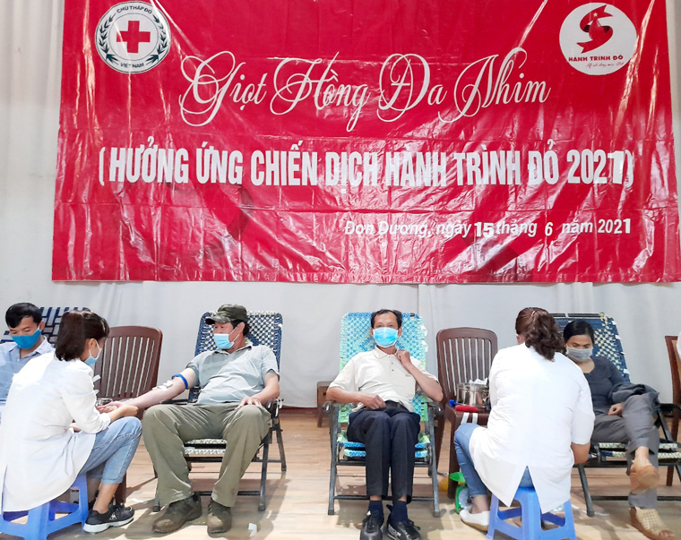 Chương trình Giọt hồng Đa Nhim tiếp nhận 376 đơn vị máu