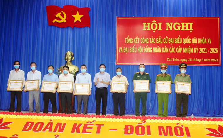 Cát Tiên: Tổng kết công tác bầu cử