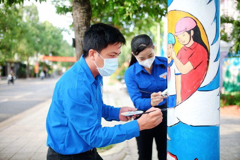 Lan tỏa nhiều mô hình hay, cách làm tốt trong học tập và làm theo Bác ở Cát Tiên