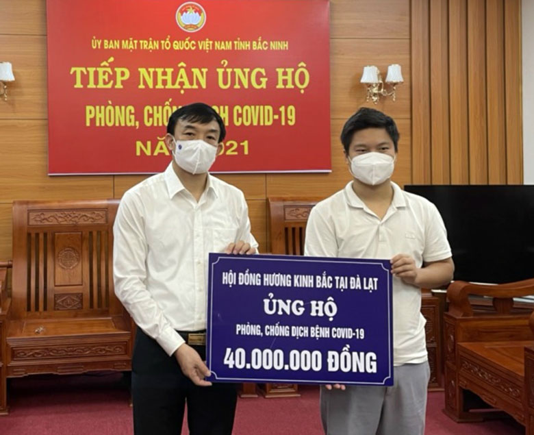 Hội đồng hương Kinh Bắc tại Đà Lạt vận động chung tay cùng quê hương phòng chống dịch