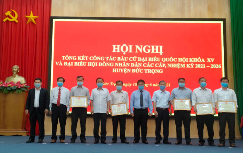 Đức Trọng tổng kết công tác bầu cử