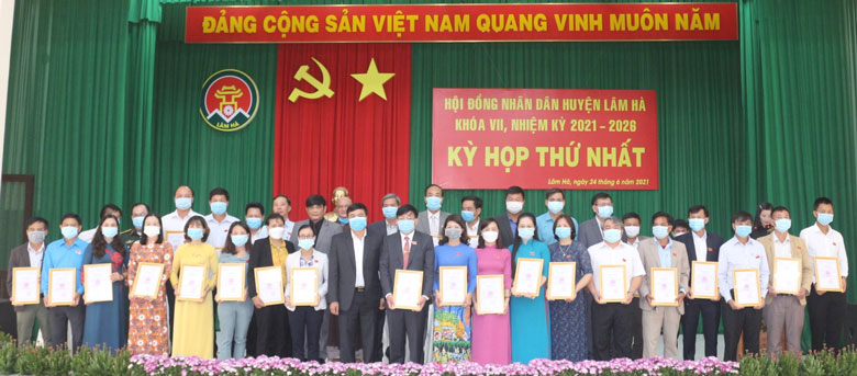 Bầu Chủ tịch, Phó Chủ tịch HĐND, UBND huyện Lâm Hà khóa VII