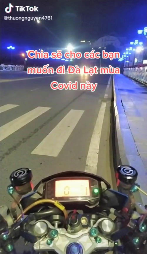 Hình ảnh Thương đăng tải clip hướng dẫn người khác khai báo y tế gian dối để qua chốt kiểm dịch đèo Chuối lên Đà Lạt đi phượt