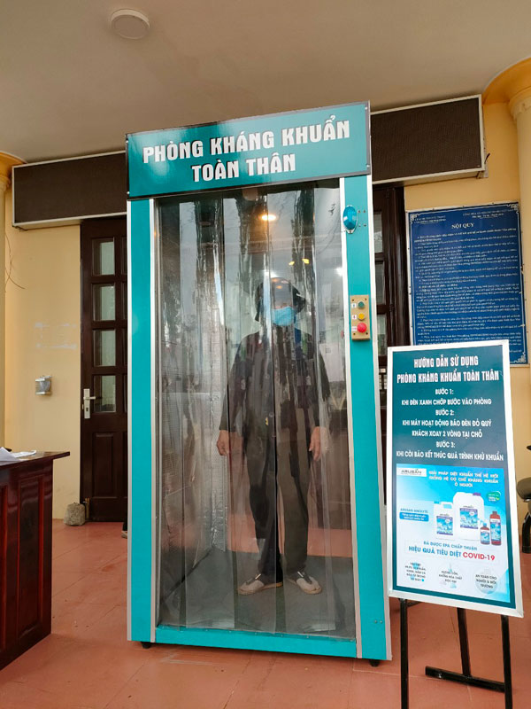 Đức Trọng: Lắp đặt phòng kháng khuẩn phòng chống Covid-19