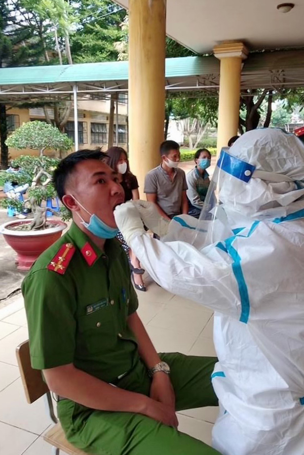 Công an Huyện Đức Trọng đảm bảo an ninh, an toàn cho kỳ thi tốt nghiệp THPT năm 2021