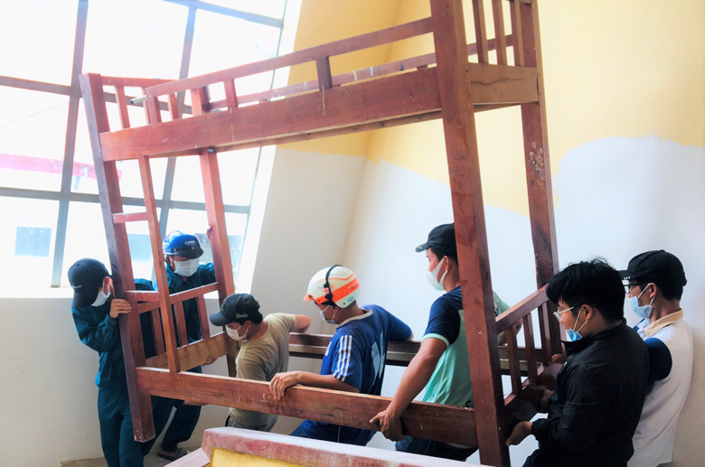 Bảo Lâm: Tập trung xây dựng, hoàn thiện khu cách ly y tế thứ 2