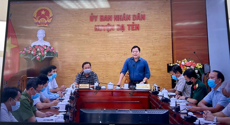 Lãnh đạo các địa phương phát biểu